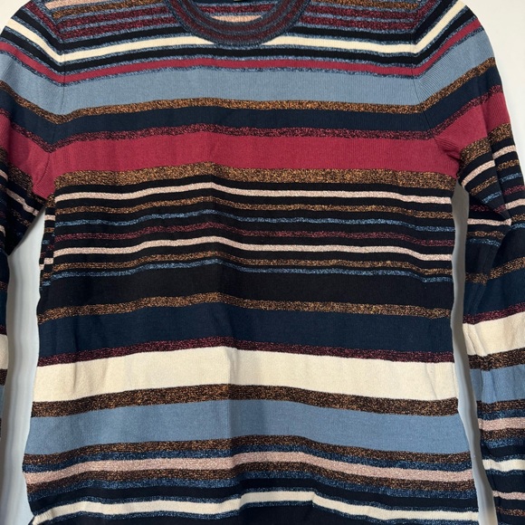 Veronica Beard Multicolor Striped Blouse - Picture 2 of 5